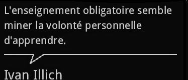Apprendre sans plaisir ou sous la contrainte